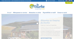 Desktop Screenshot of camping-dourbie-aveyron.com
